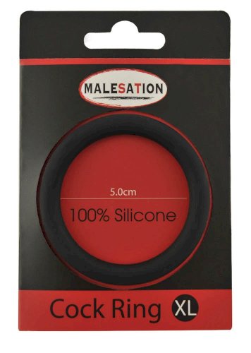 Malesation Silicone Cock Ring Black XL  Péniszgyűrű. 
