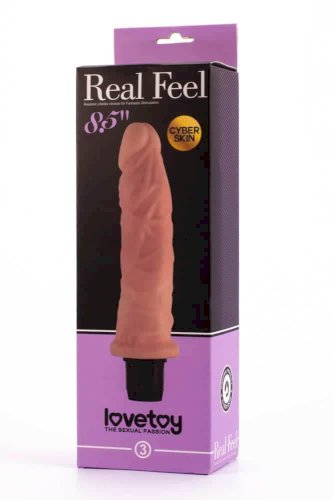 8.5'' Real Feel vibrátor, realisztikus kialakítású, pénisz formájú, rugalmas