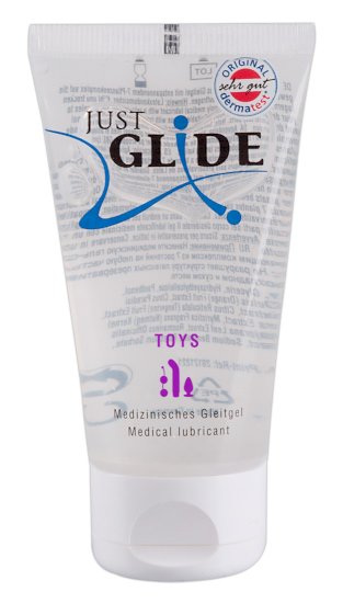 Just Glide Toy Lube 50 ml - Bőrgyógyászatilag tesztelt, magas minőségű síkosító