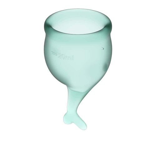 Feel Secure Menstrual Cup Dark Green - menstruációs kehely