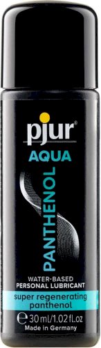 Pjur AQUA Panthenol Bottle 30 ml - Kiváló minőségű síkosító, hosszan tartó hatással