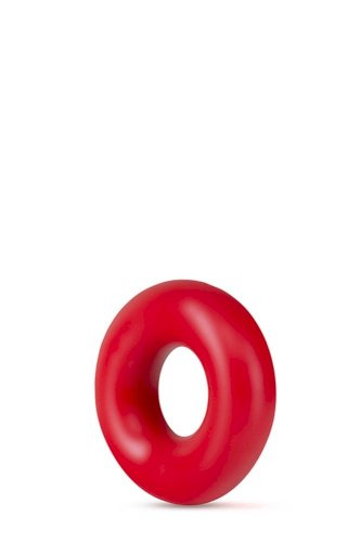 STAY HARD DONUT RINGS OVERSIZED RED - péniszgyűrű